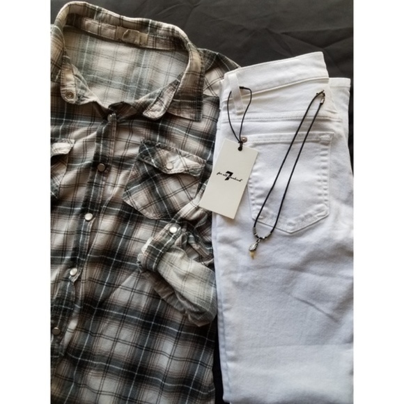 7 For All Mankind Denim - 7 For All ManKind Super Skinny Jeans